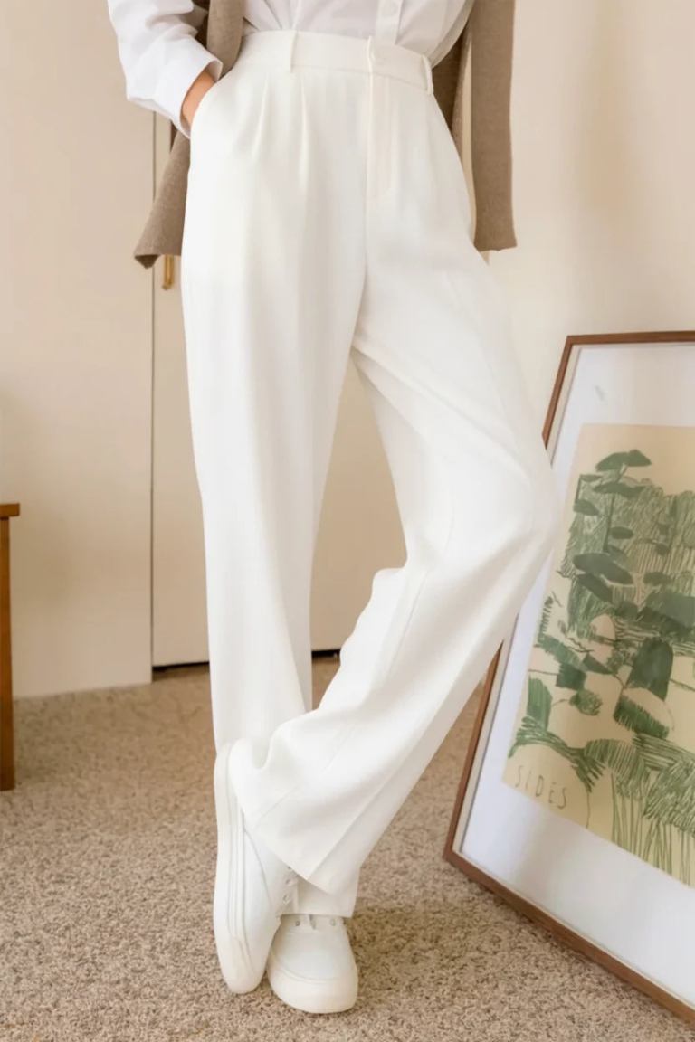 Men’s Linen Trouser – White