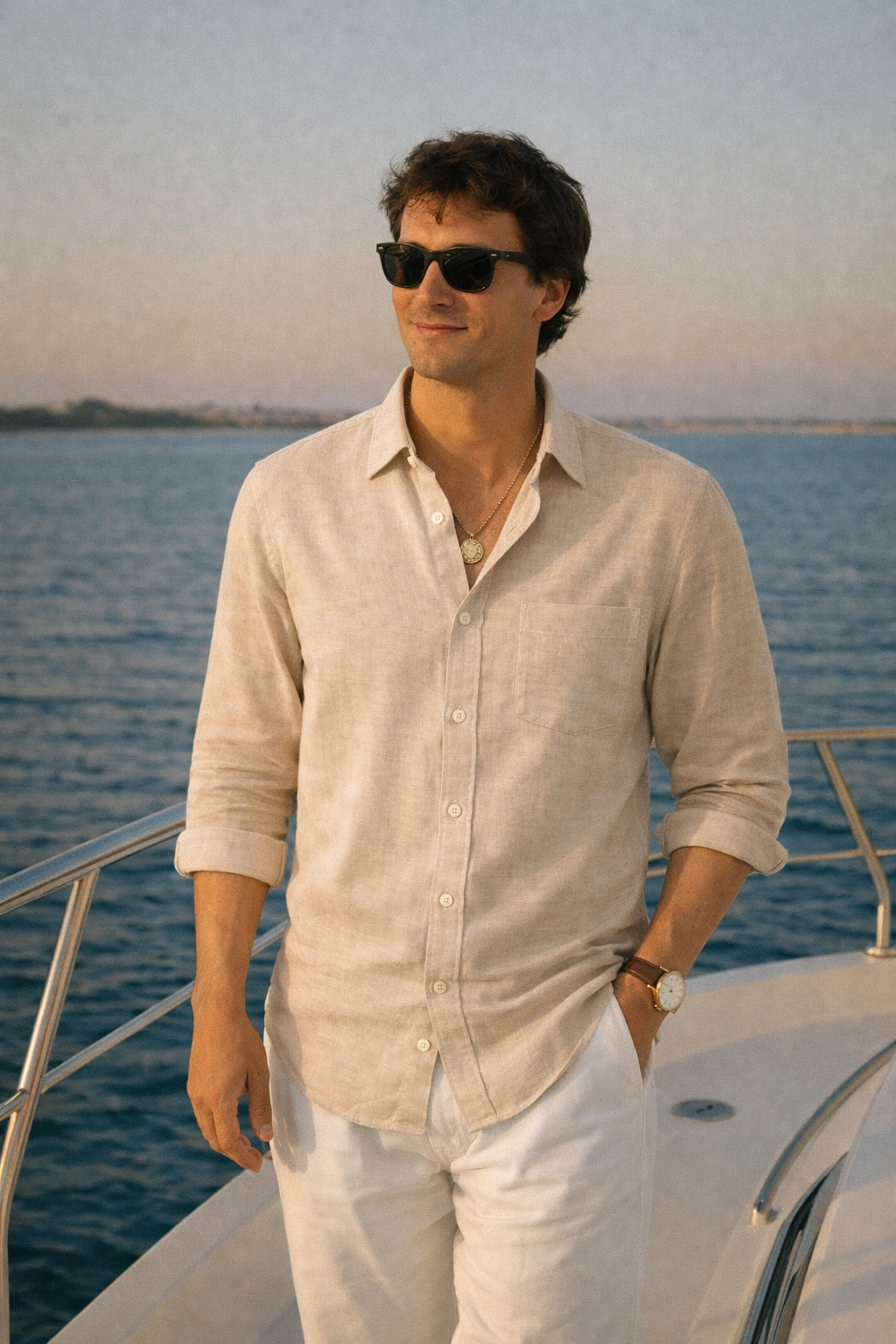 Lemon Premium Linen Shirt