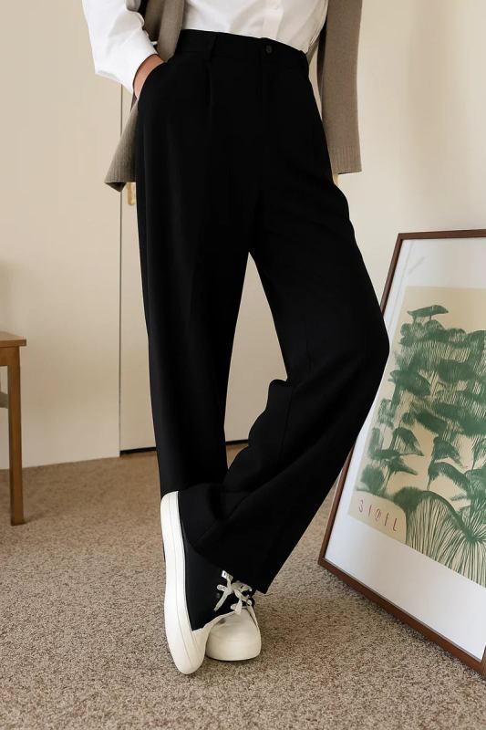 Men’s Linen Trouser – Black